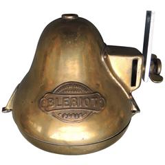 Bleriot Paris Brass Motorcycle Headlight Lamp, circa 1919