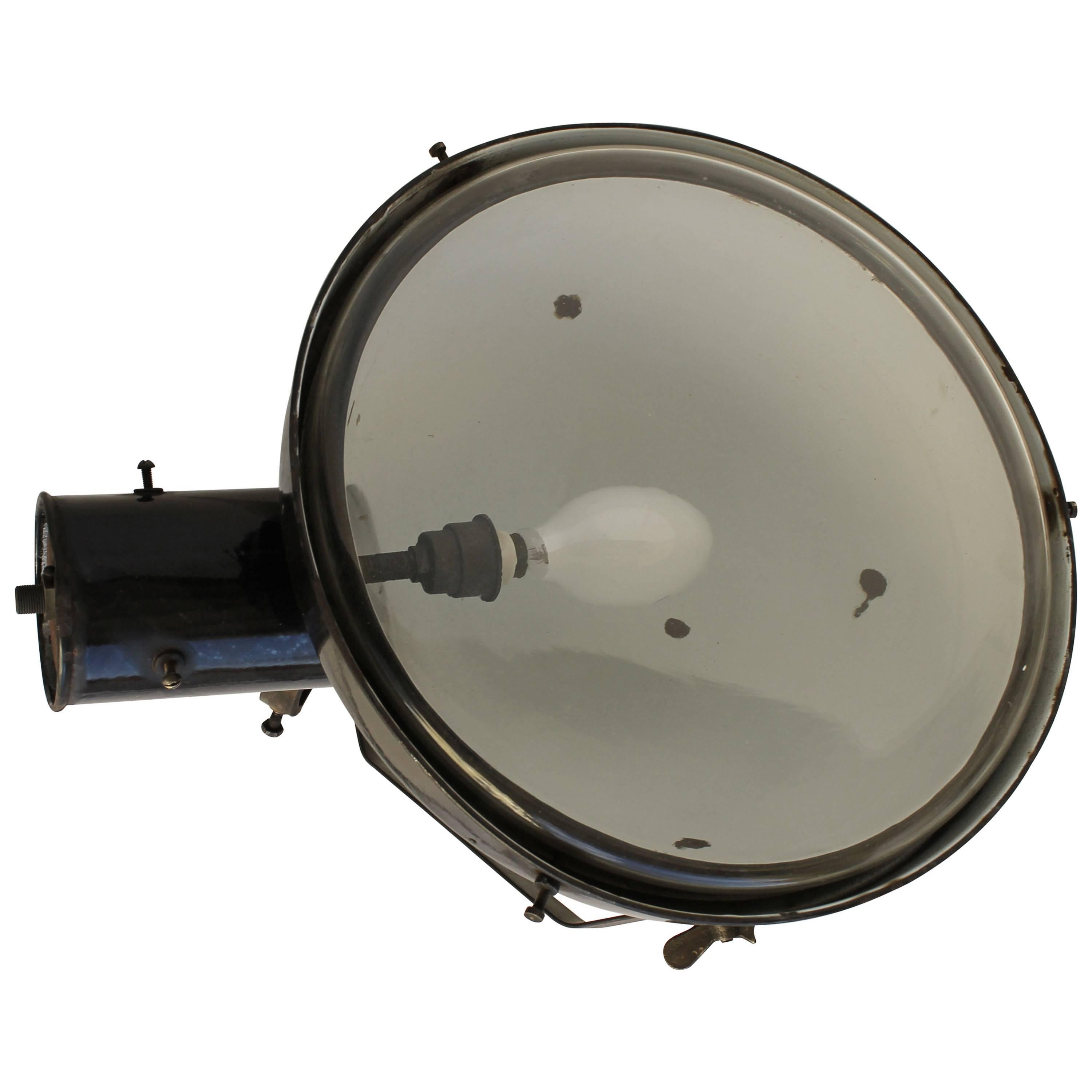 Vintage Industrial Big Spotlight Lamp For Sale