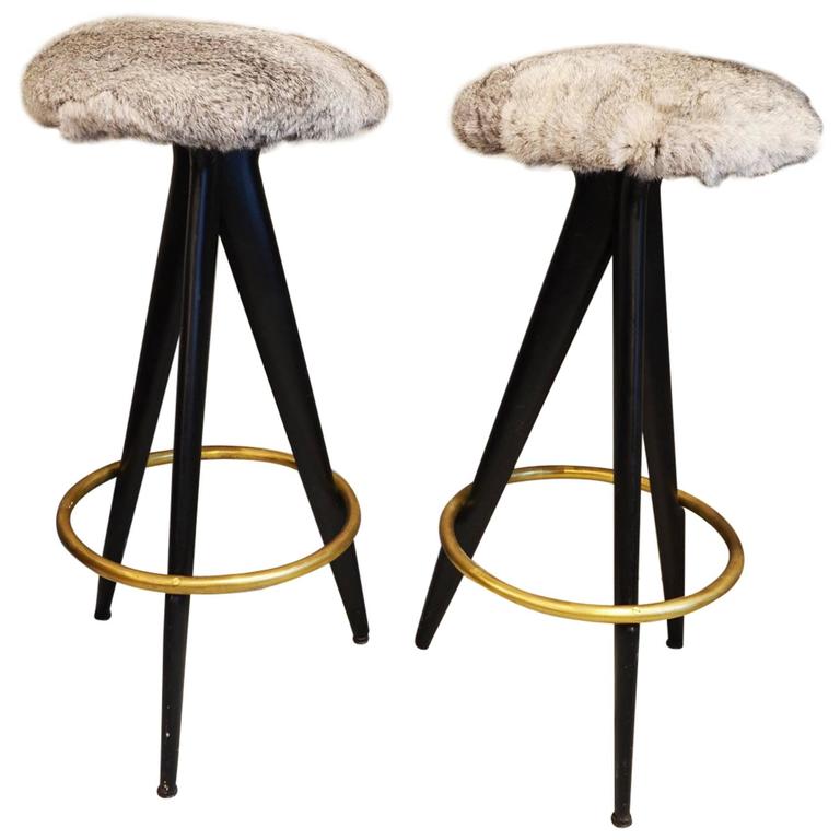 Beautiful Bar Stools | beautiful fur and brass bar stool at 1stdibs Beautiful Bar Stools | beautiful fur and brass bar stool at 1stdibs