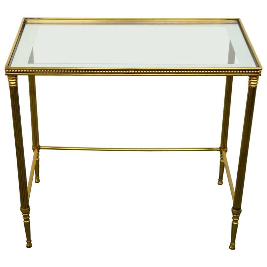 Hollywood Regency Bronze Table by Maison Jansen For Sale