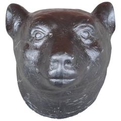 Plaster Bear Head Plaster Bear Head