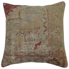 Shabby Chic Turkish Oushak Corner Border Pillow