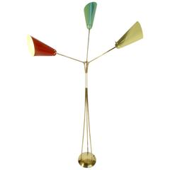 Italian Triennale Floor Lamp in the Style of Arredoluce