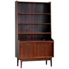 Danish Rosewood Bookcase by Johannes Sorth for Bornholm's Mobler