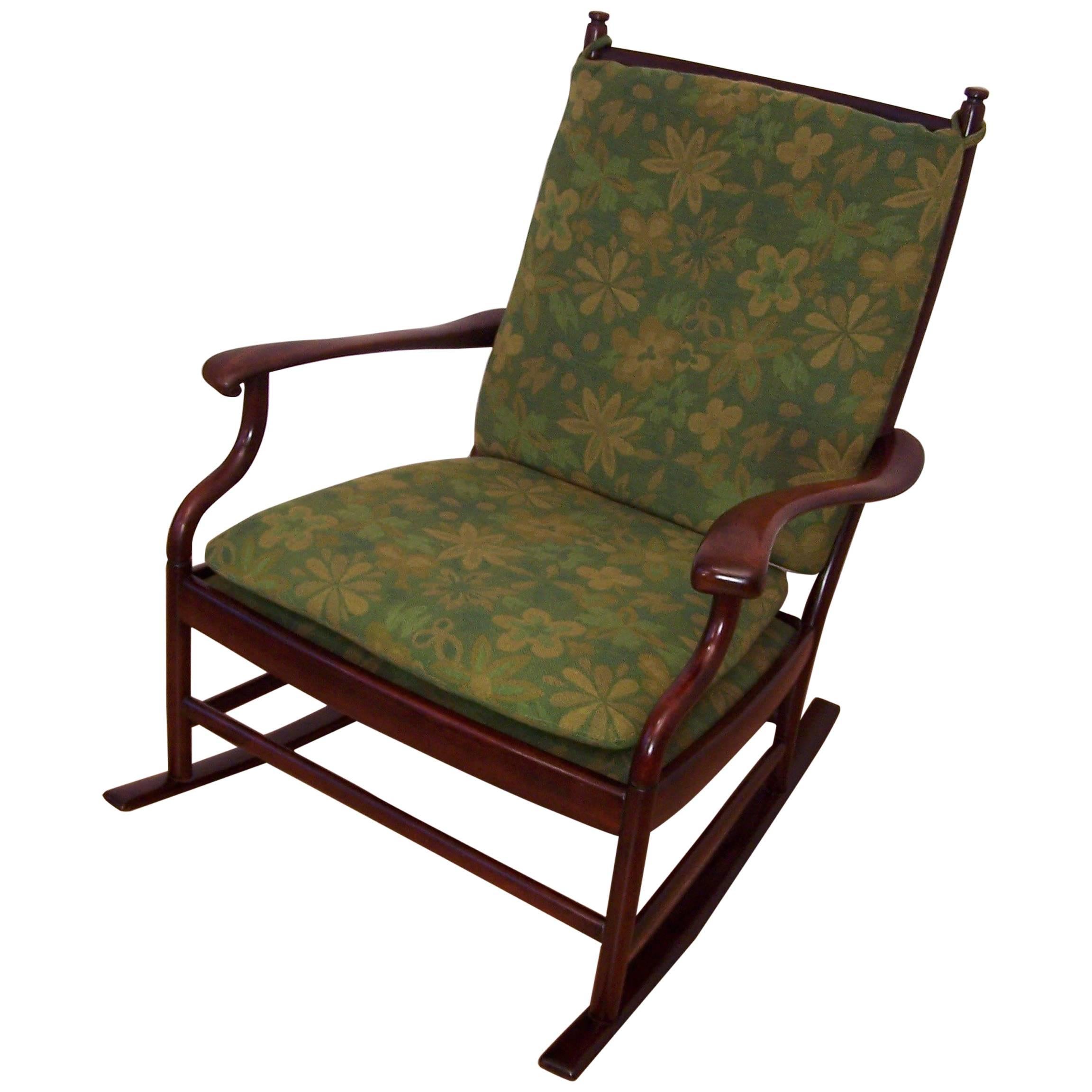 Vintage Rosewood Rocking-Chair from Simmons