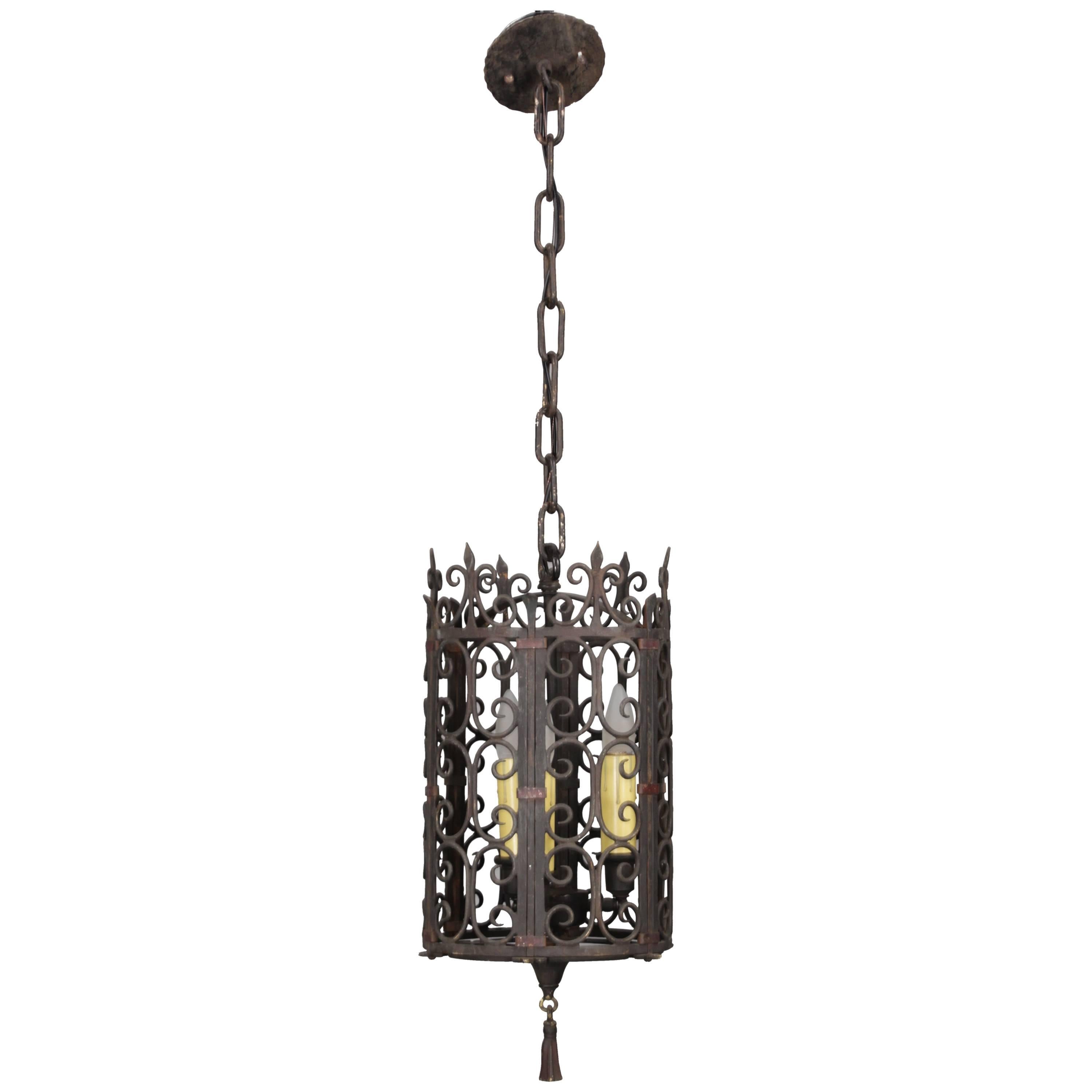 1920s Spanish Revival Pendant Light