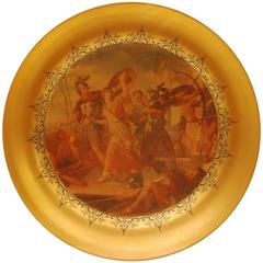 Sevres Style Porcelain Charger, circa 1845