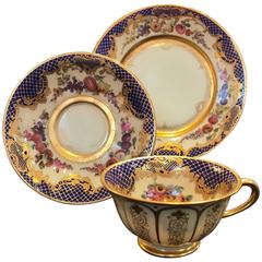 Set of 11 Ambrose Lamm Dresden Dessert Set