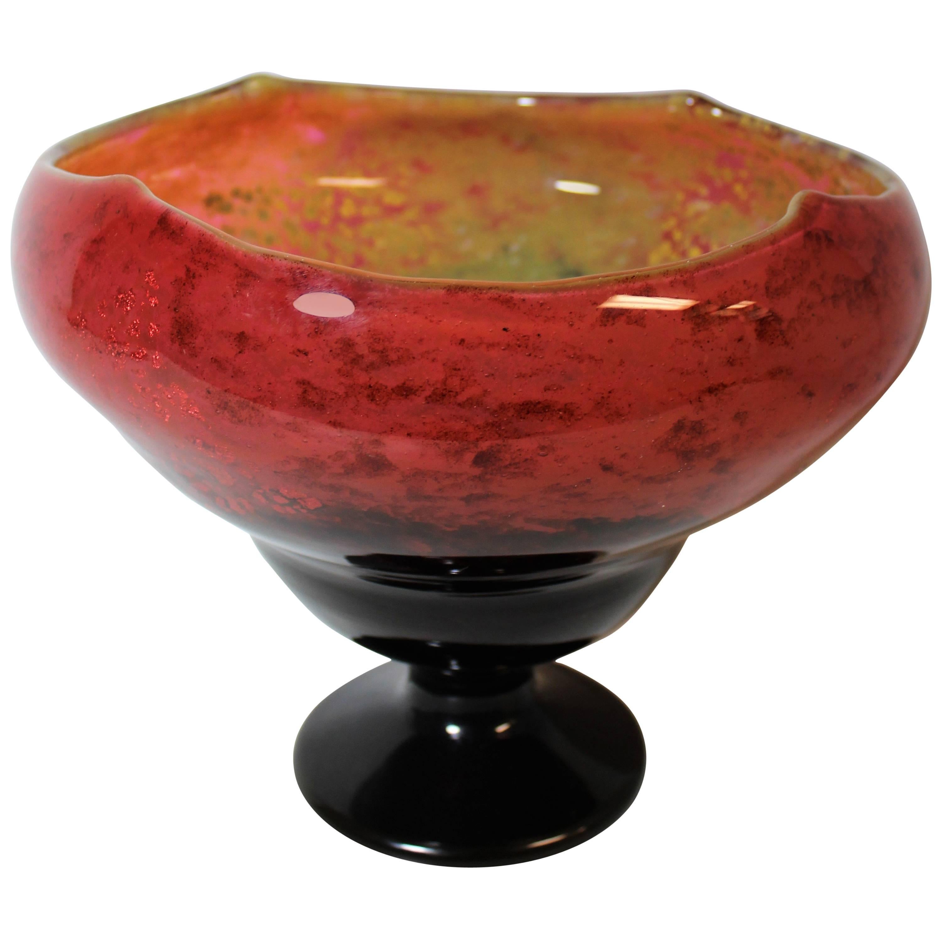 Daum Nancy Art Nouveau Glass Vase