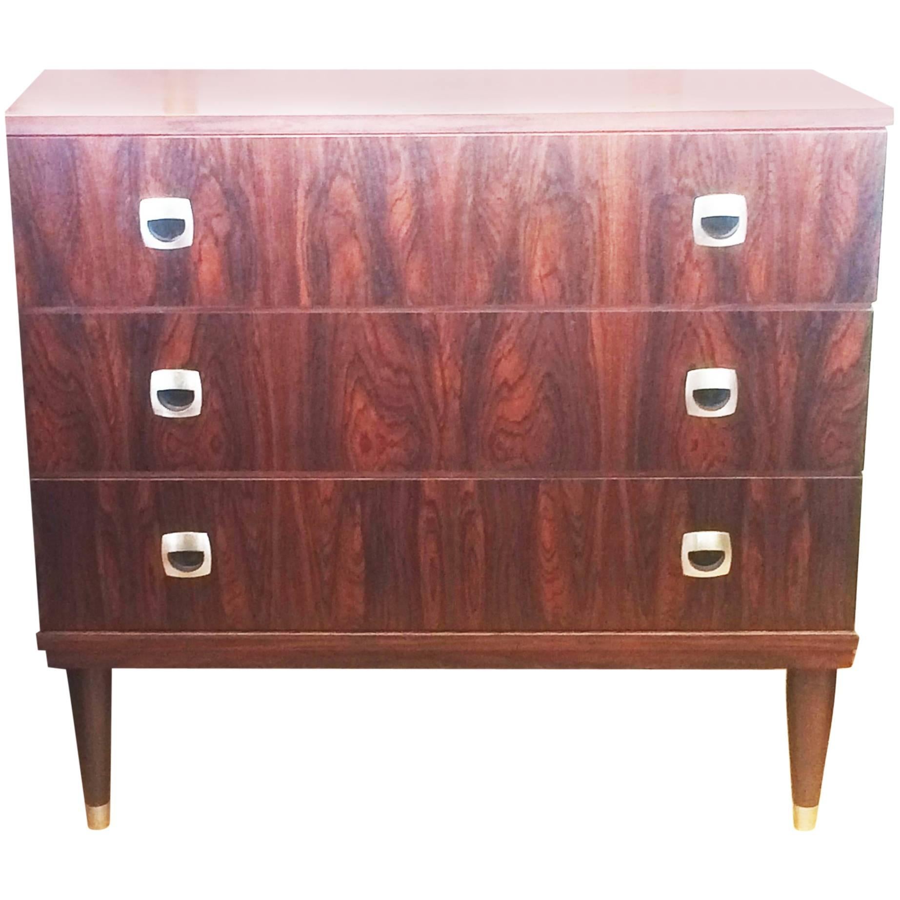 Mid-Century Danish Rosewood Chest of Drawers For Sale
