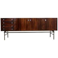 Handsome Extra Large Rosewood Sideboard by Alfred Hendrickx for Belform, 1960s
