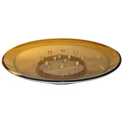 Italian Centrepiece with Flower Holder Manufactured by Fontana Arte, Milano 5