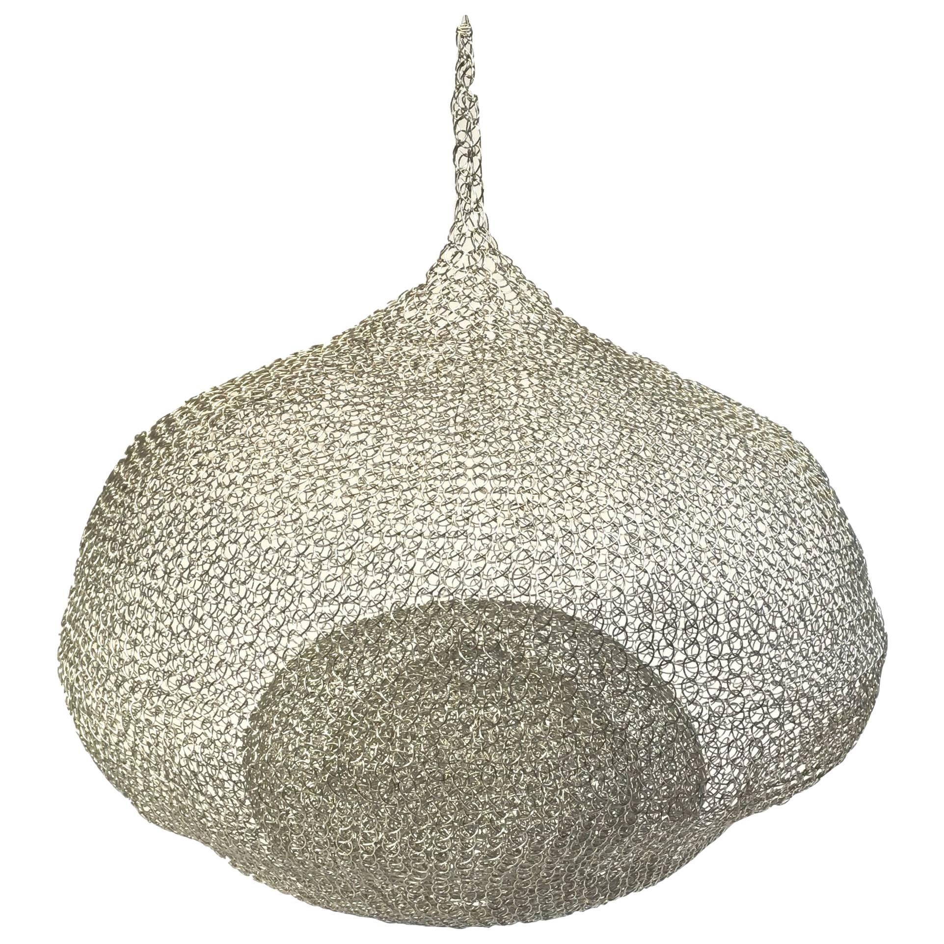 Ruth Asawa Style Woven Wire Hanging Sculpture