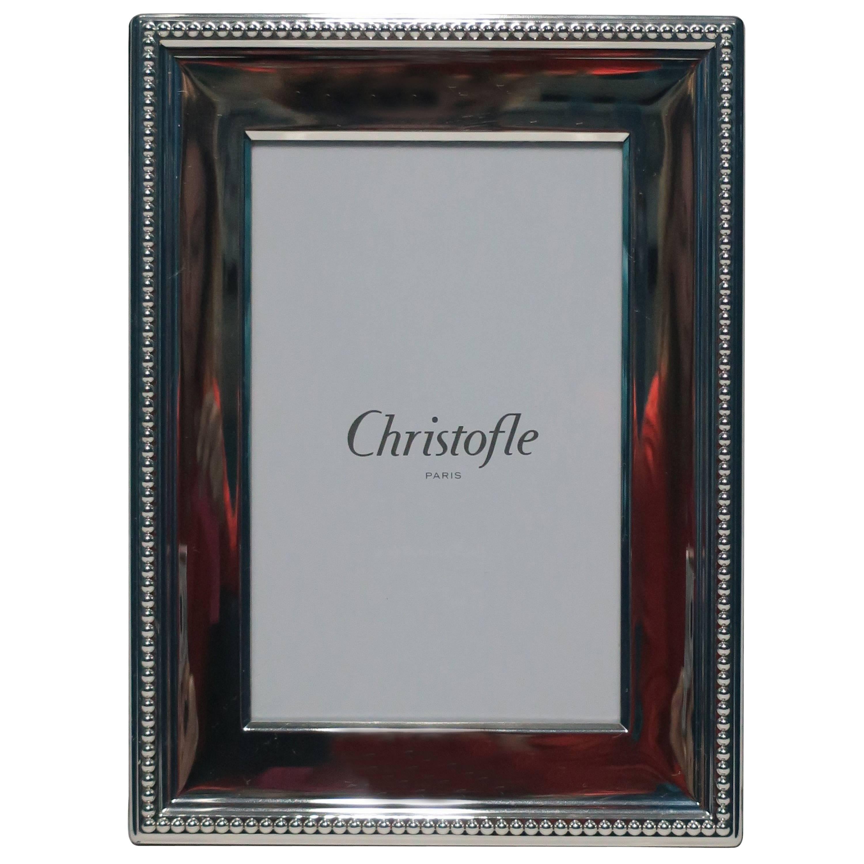 Christofle Silver Plate Picture or Photo Frame, France