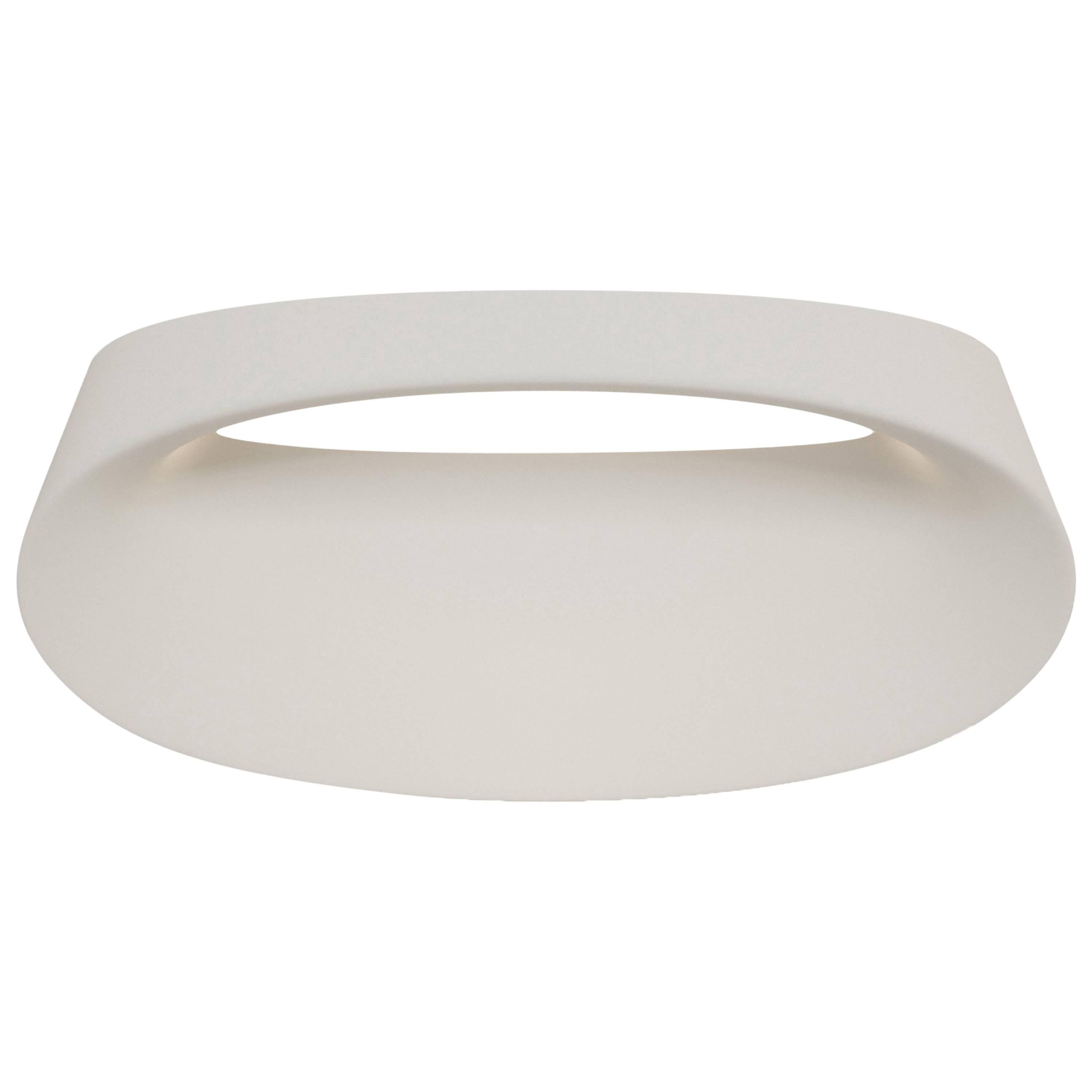 Odo Fioravanti Fontana Arte Bonnet White Aluminum Wall Lamp, Designed in 2014