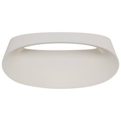 Odo Fioravanti Fontana Arte Lampada da parete in alluminio bianco Bonnet, design 2014