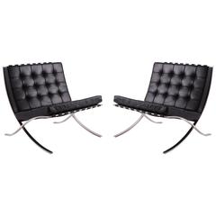 Vintage Early Mies van der Rohe for Knoll Barcelona Chairs