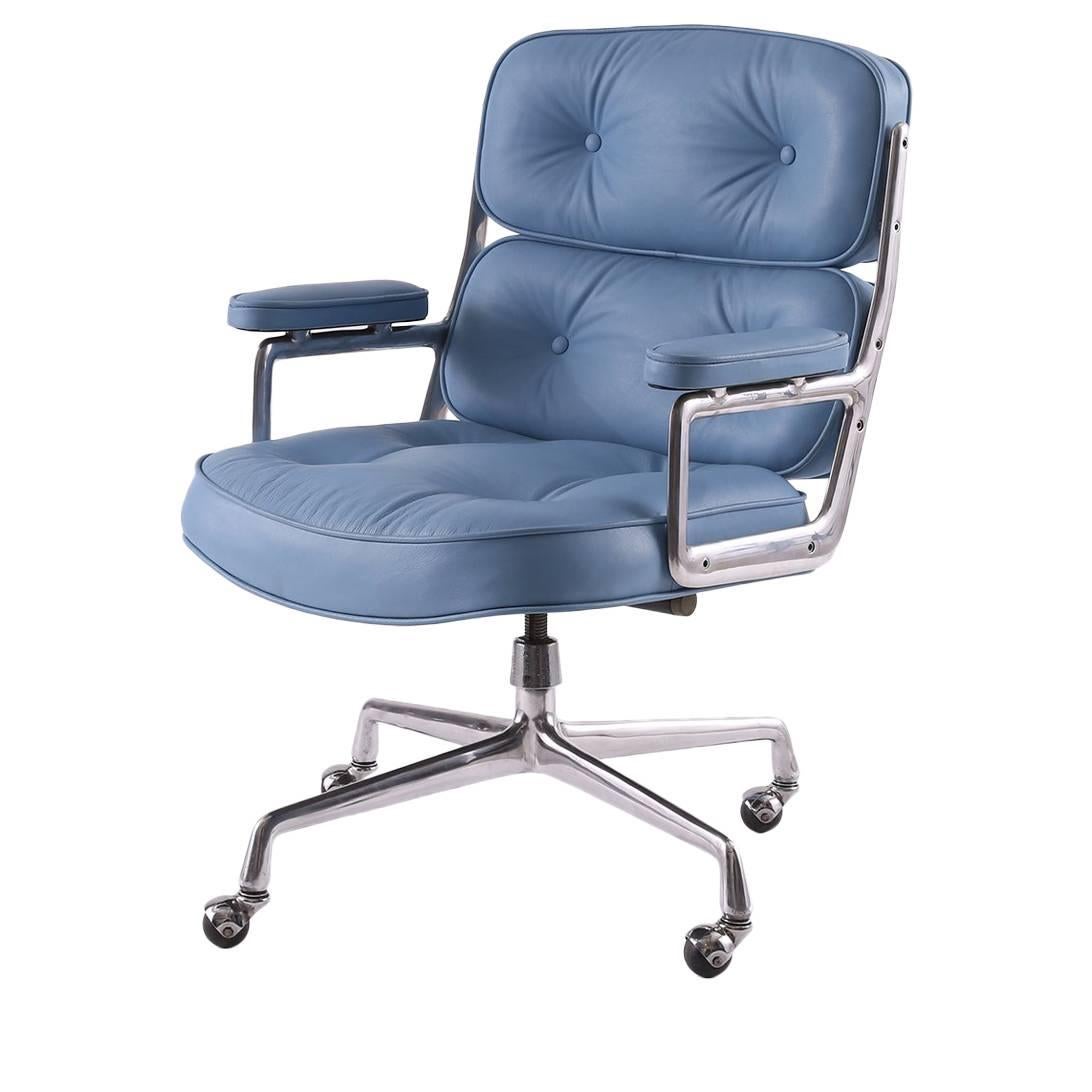 Eames for Herman Miller Leather Time Life Chair