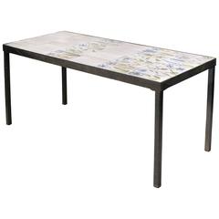 Roger Capron Ceramic Coffee Table, circa 1960, France