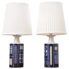 Pair of Royal 9 Tenera Table Lamps by Inge-Lise Kofoed for Fog & Mørup, 1967