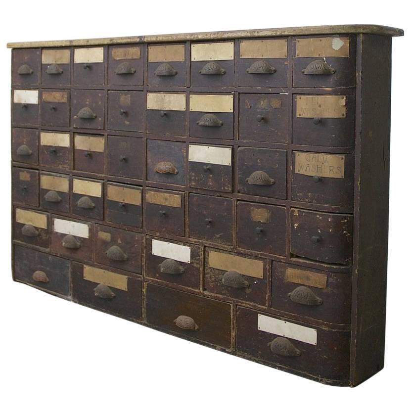 19th Century Bank of Drawers