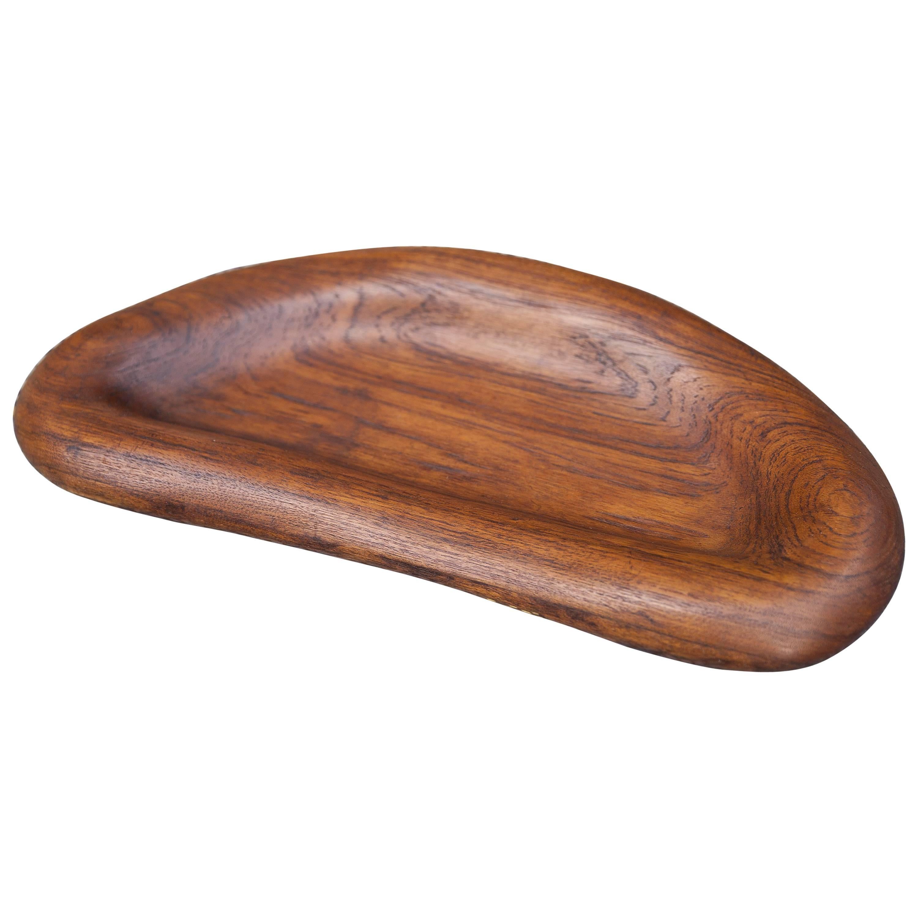 Wonderful Teak Centerpiece Bowl in the Manner of Alexandre Noll