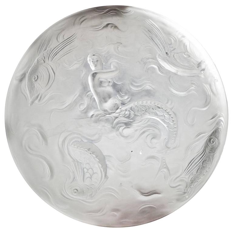 French Crystal Fruit Bowl Carollo at 1stdibs