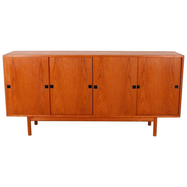 Midcentury danish teak sideboard for central mobler bolighus at 1stdibs Bolighuse odense