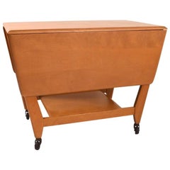 Retro Heywood-Wakefield Serving Bar Cart