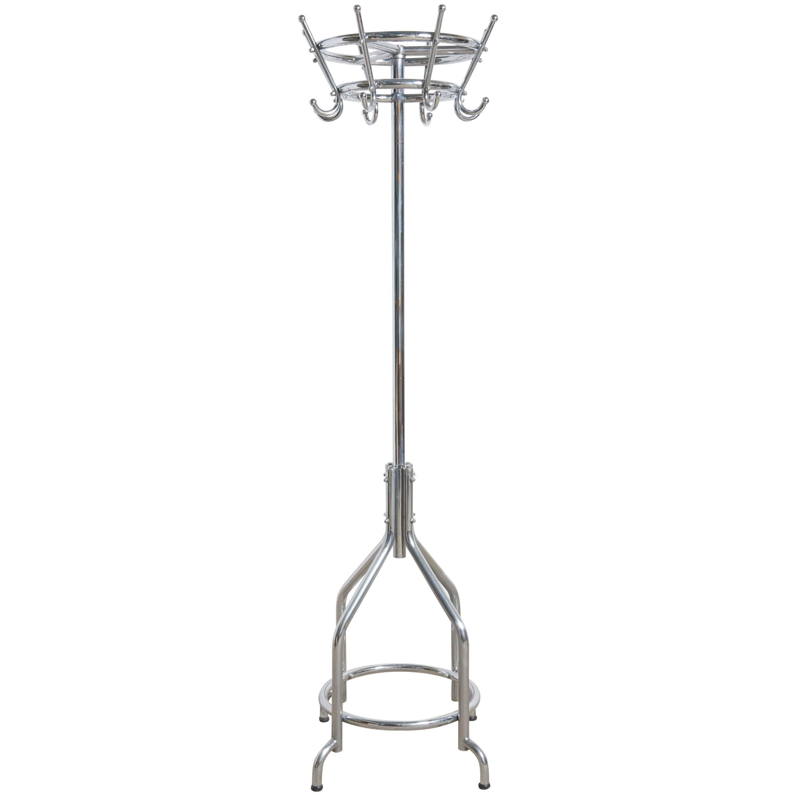 Standing Coat Rack/ Hall Stand with Rotating Top For Sale at 1stDibs