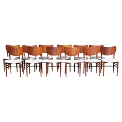 20th Century Danish Set of Twelve Oakwood Dining Chairs by Nils & Eva Koppel