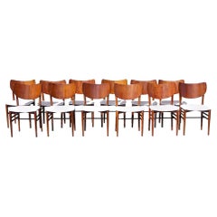 20th Century Danish Set of Twelve Used Oak Dining Chairs by Nils & Eva Koppel