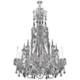 Fine Quality Eight Light Cut-Glass Antique Chandelier by F&C Osler