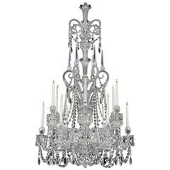 Used Fine Twelve-Light Cut-Glass Chandeliers by F&C Osler