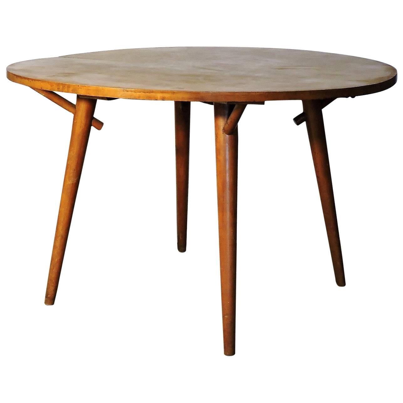 Russel Wright American Modern Extension Dining Table for Conant Ball
