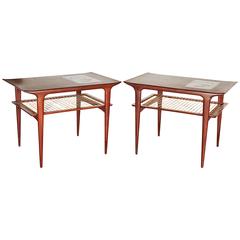 Mid Century Side Table by Johannes Andersen, Pair