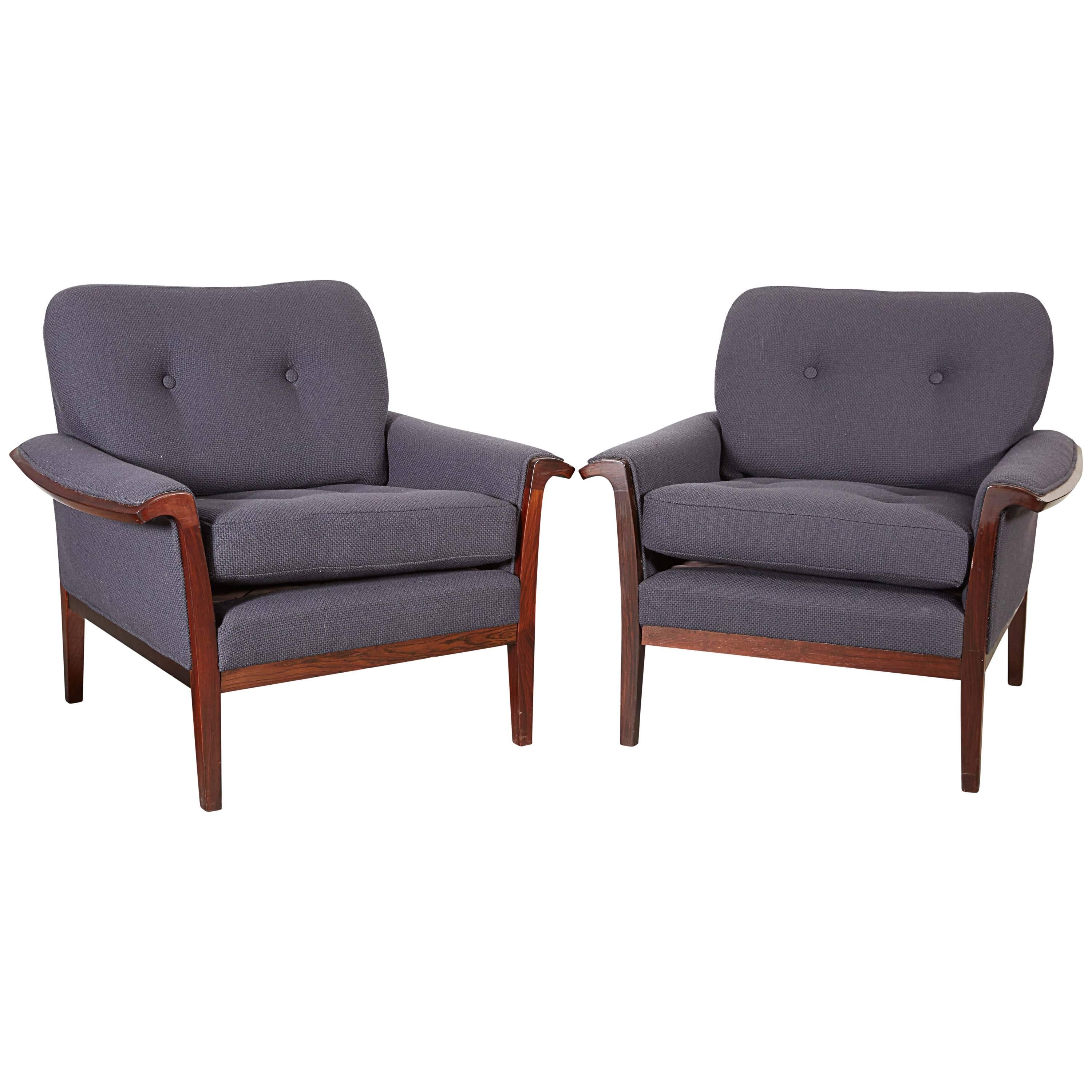 Mid Century Club Chairs by Torbjorn Afdal