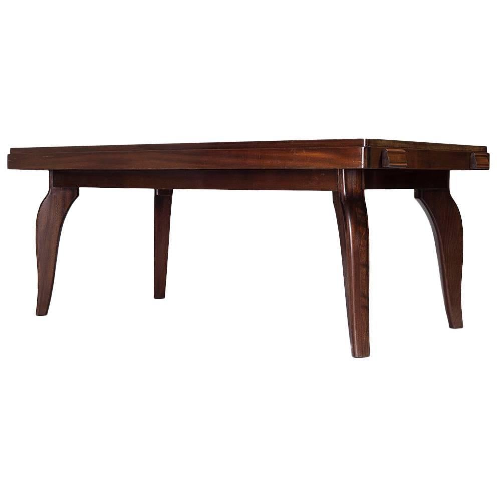 Stunning Art Deco Table by Gaston Poisson, circa 1940 For Sale