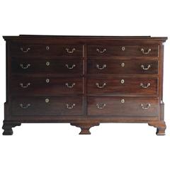 Antique Mule Chest Dresser, Sideboard George III Mahogany, 18th Century