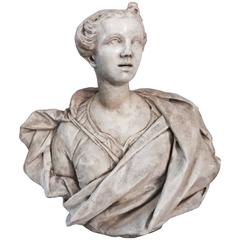 Marble Bust of a Lady ca 1690