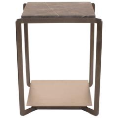 Marble-Top Portfolio Side Table by Ferruccio Laviani for Molteni, Italy