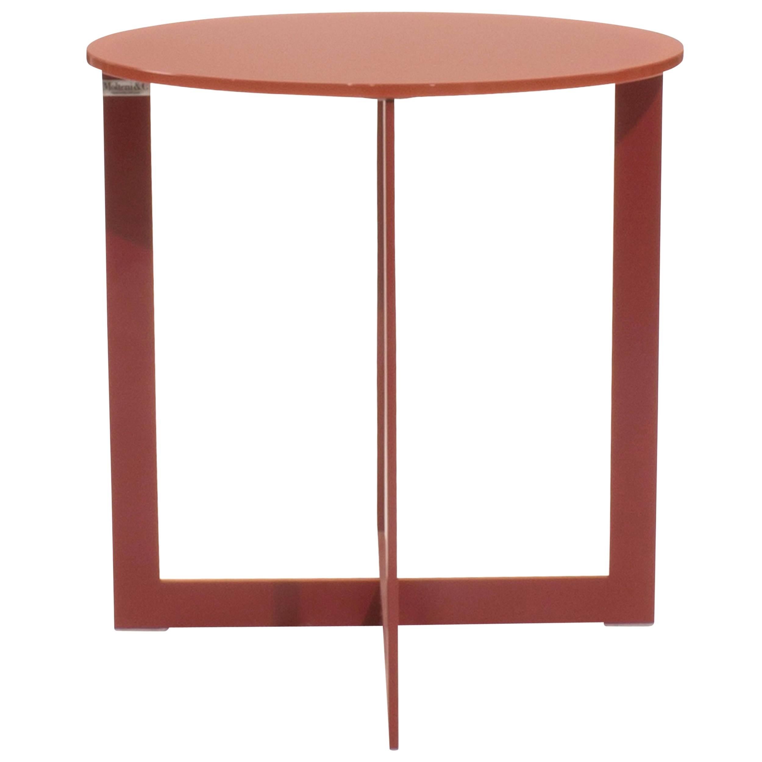 Ruby Red Domino Side Table by Nicola Gallizia for Molteni, Italy For Sale