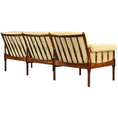 Vintage Danish Rosewood Sofa / Settee by Torbjorn Afdal for Bruksbo