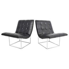 Pair of Milo Baughman for Thayer Coggin Lounge Chairs 3