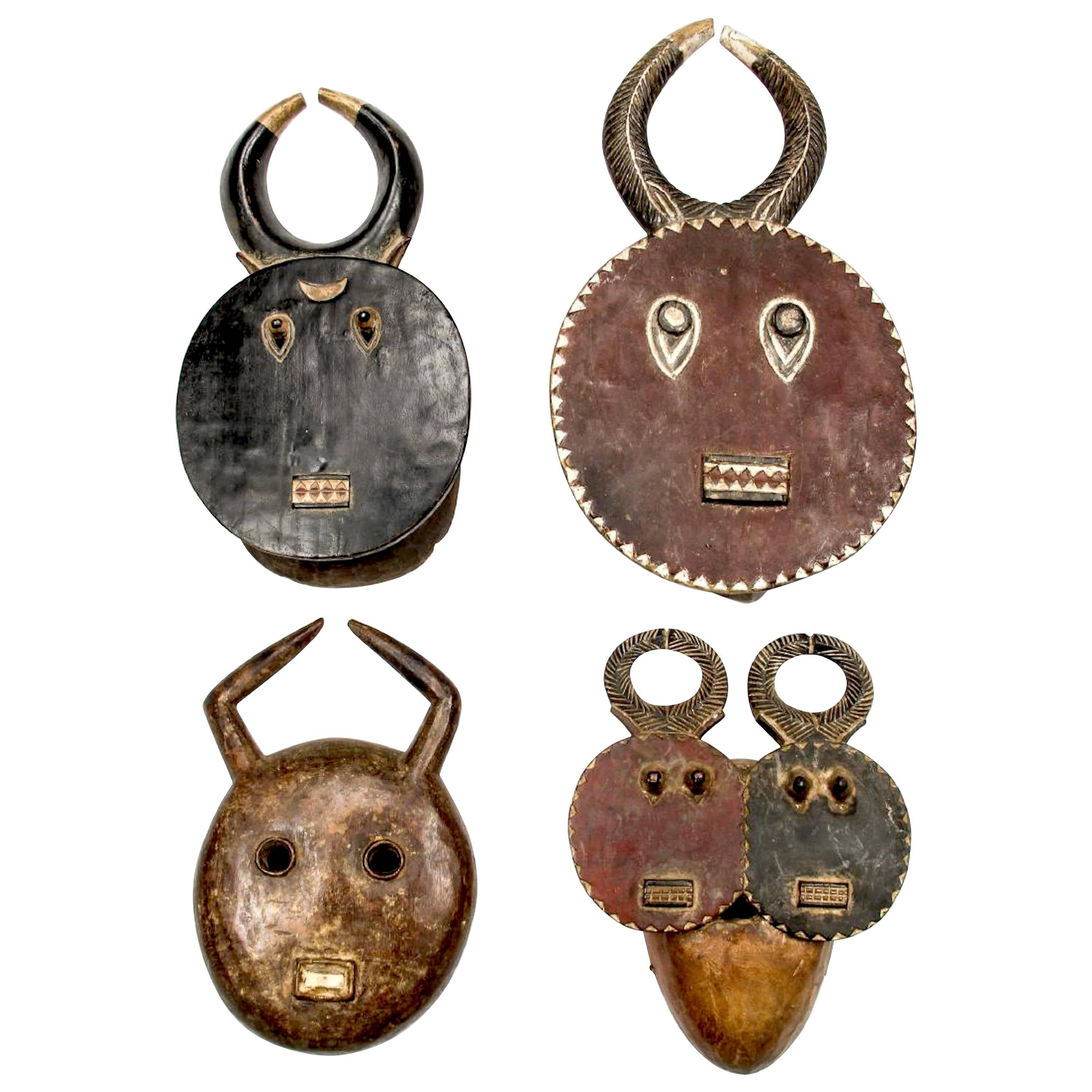 Collection of Baule Goli Masks
