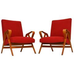 Pair of Retro Armchairs by Tatra Nabytok Vintage, 1950s 12