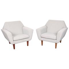 Danish Mid-Century Modern Lounge Chairs