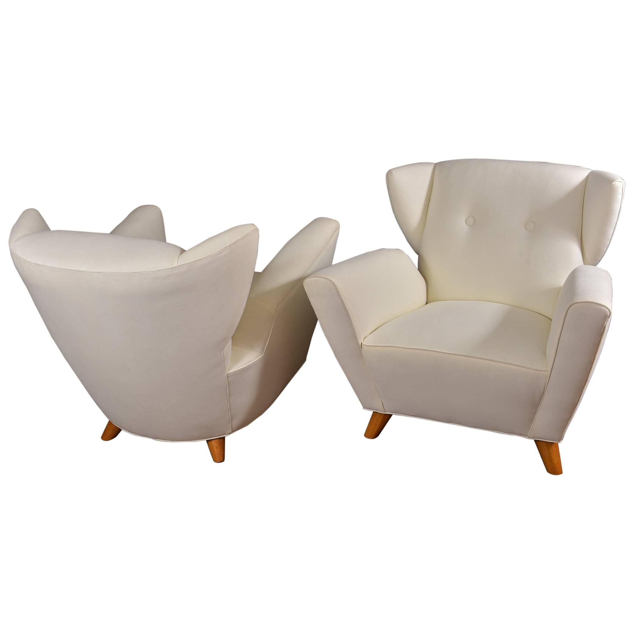 Pair of Vintage Italian Chairs