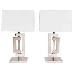 Pair of "Art Deco" Style Table Lamps