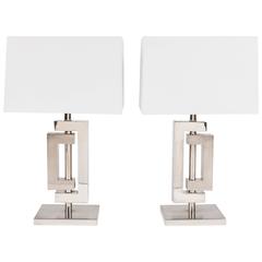 Pair of "Art Deco" Style Table Lamps 5